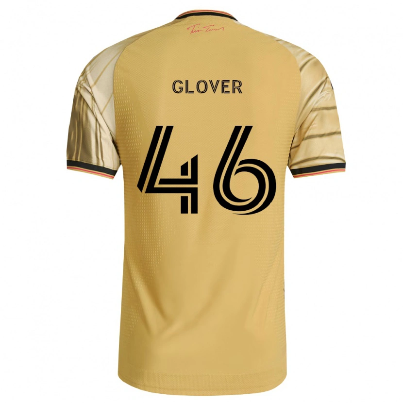 Danxen Hombre Camiseta Caden Glover #46 Marrón Amarillo Negro 2ª Equipación 2026/27 La Camisa