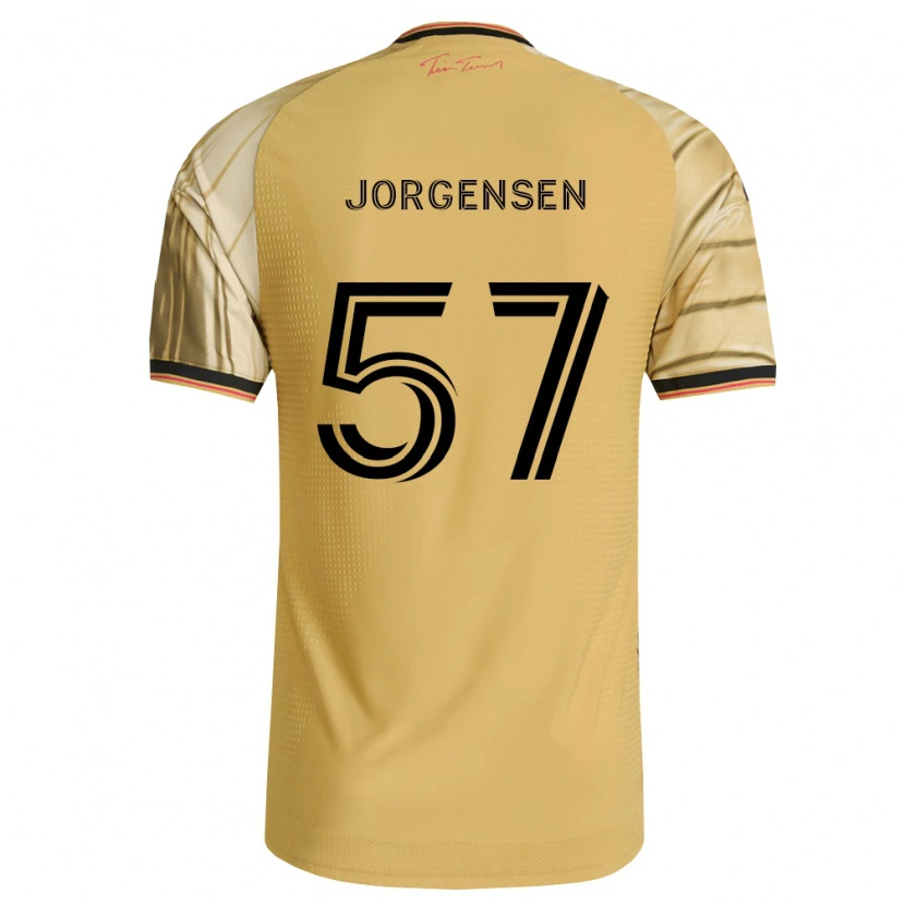 Danxen Hombre Camiseta Owen Jorgensen #57 Marrón Amarillo Negro 2ª Equipación 2026/27 La Camisa
