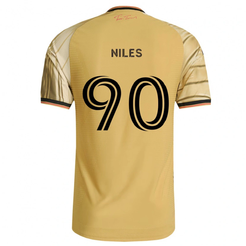 Danxen Hombre Camiseta Eddie Niles #90 Marrón Amarillo Negro 2ª Equipación 2026/27 La Camisa