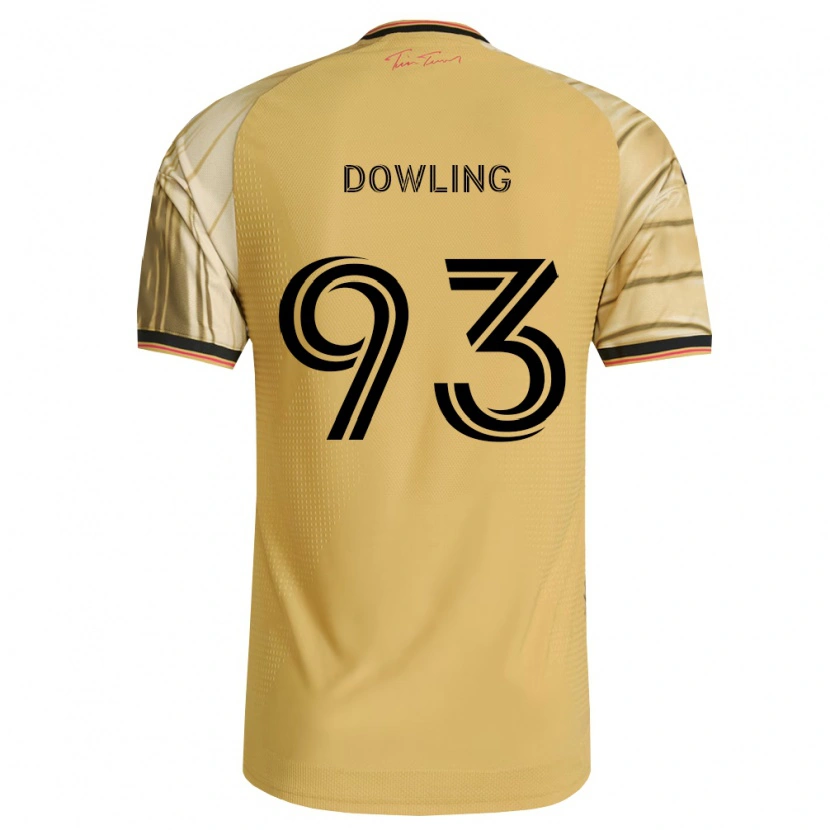 Danxen Hombre Camiseta Drew Dowling #93 Marrón Amarillo Negro 2ª Equipación 2026/27 La Camisa