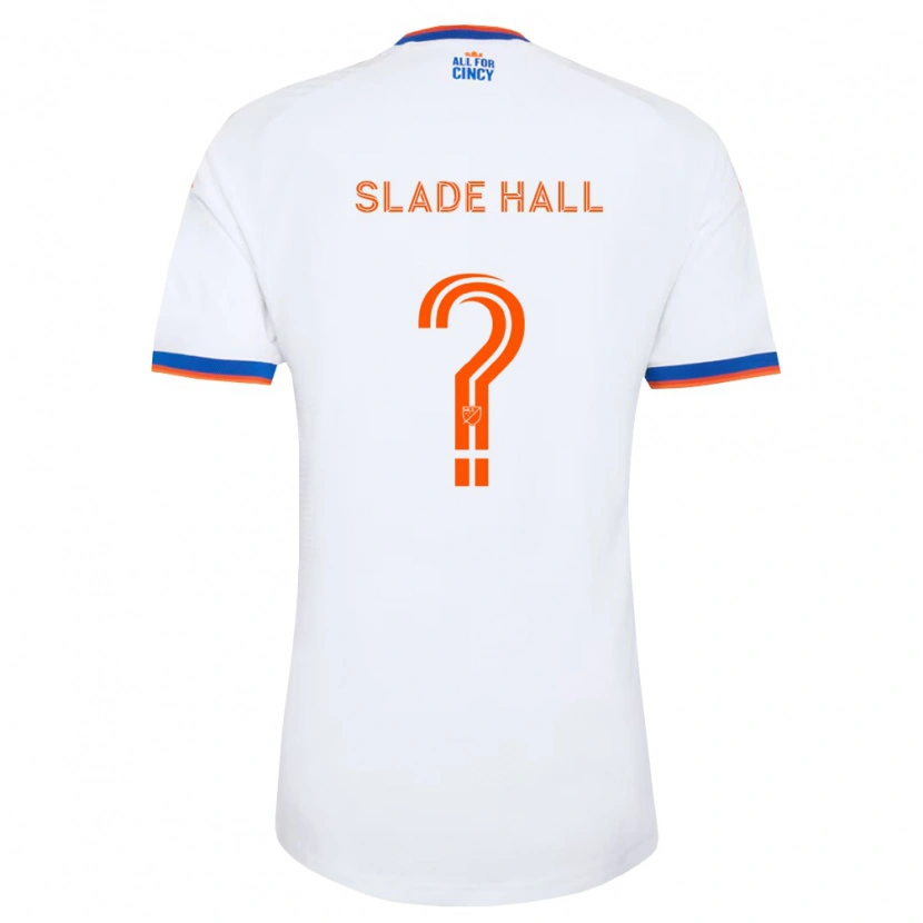 Danxen Hombre Camiseta Slade Hall #0 Blanco Azul Marino Naranja 2ª Equipación 2026/27 La Camisa