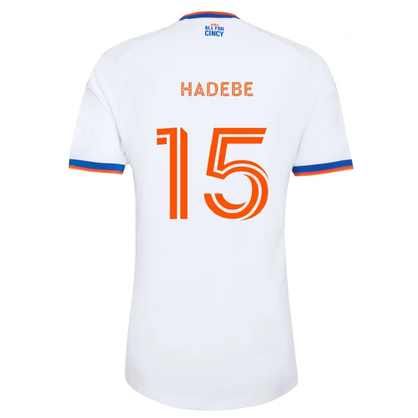 Danxen Hombre Camiseta Teenage Hadebe #15 Blanco Azul Marino Naranja 2ª Equipación 2026/27 La Camisa
