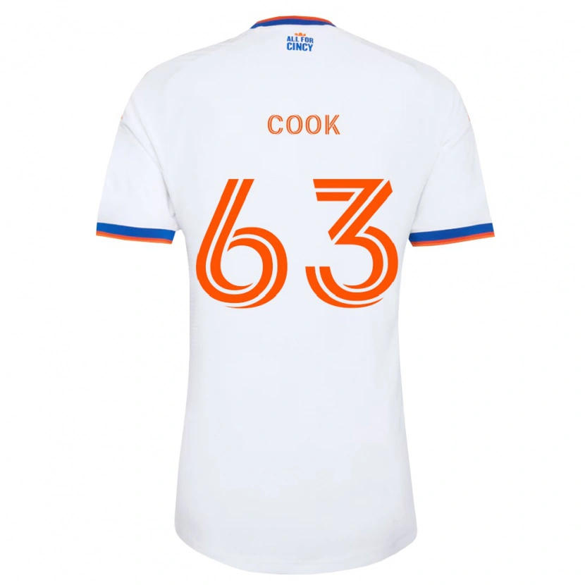 Danxen Hombre Camiseta Steel Cook #63 Blanco Azul Marino Naranja 2ª Equipación 2026/27 La Camisa