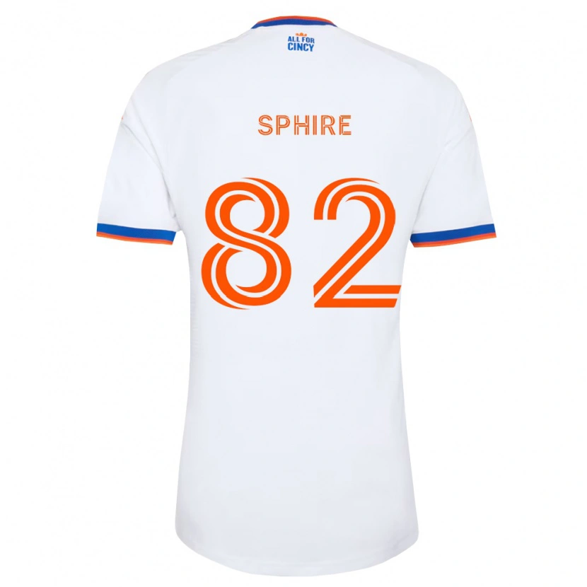 Danxen Hombre Camiseta Camden Sphire #82 Blanco Azul Marino Naranja 2ª Equipación 2026/27 La Camisa