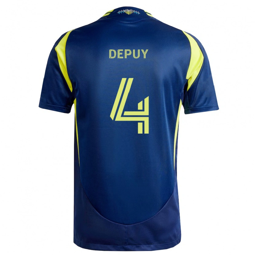 Danxen Hombre Camiseta Nick Depuy #4 Amarillo Azul Marino 2ª Equipación 2026/27 La Camisa