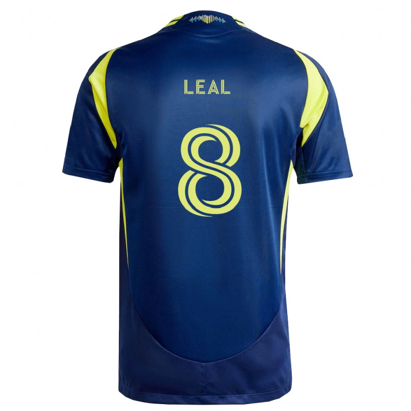Danxen Hombre Camiseta Randall Leal #8 Amarillo Azul Marino 2ª Equipación 2026/27 La Camisa