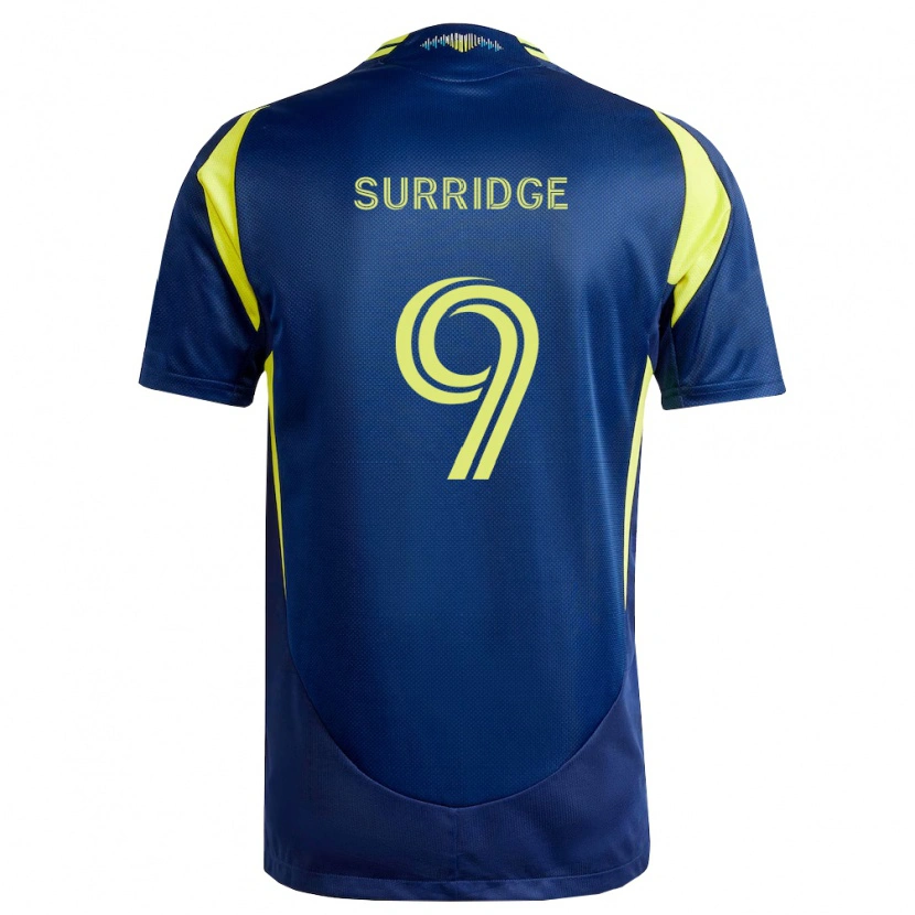 Danxen Hombre Camiseta Sam Surridge #9 Amarillo Azul Marino 2ª Equipación 2026/27 La Camisa