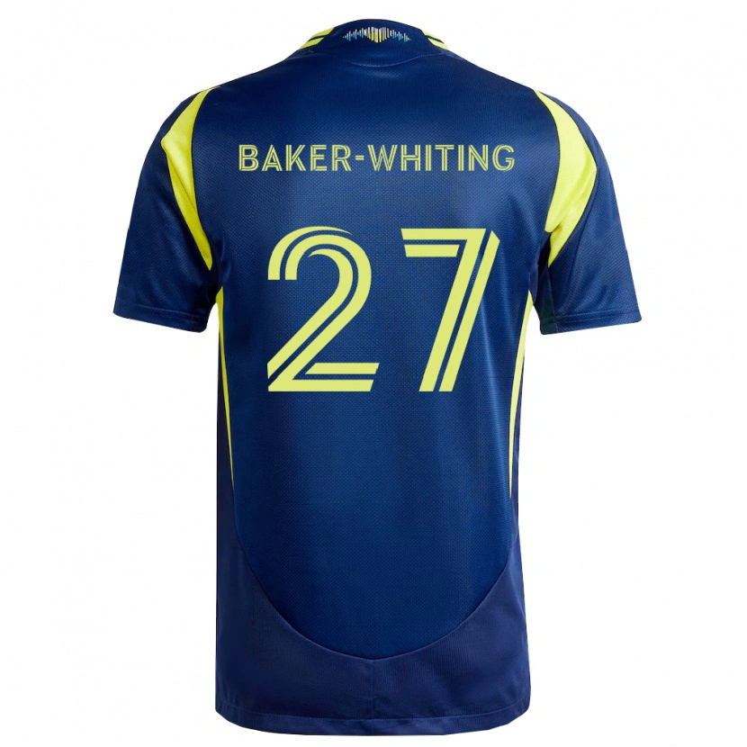 Danxen Hombre Camiseta Reed Baker-Whiting #27 Amarillo Azul Marino 2ª Equipación 2026/27 La Camisa