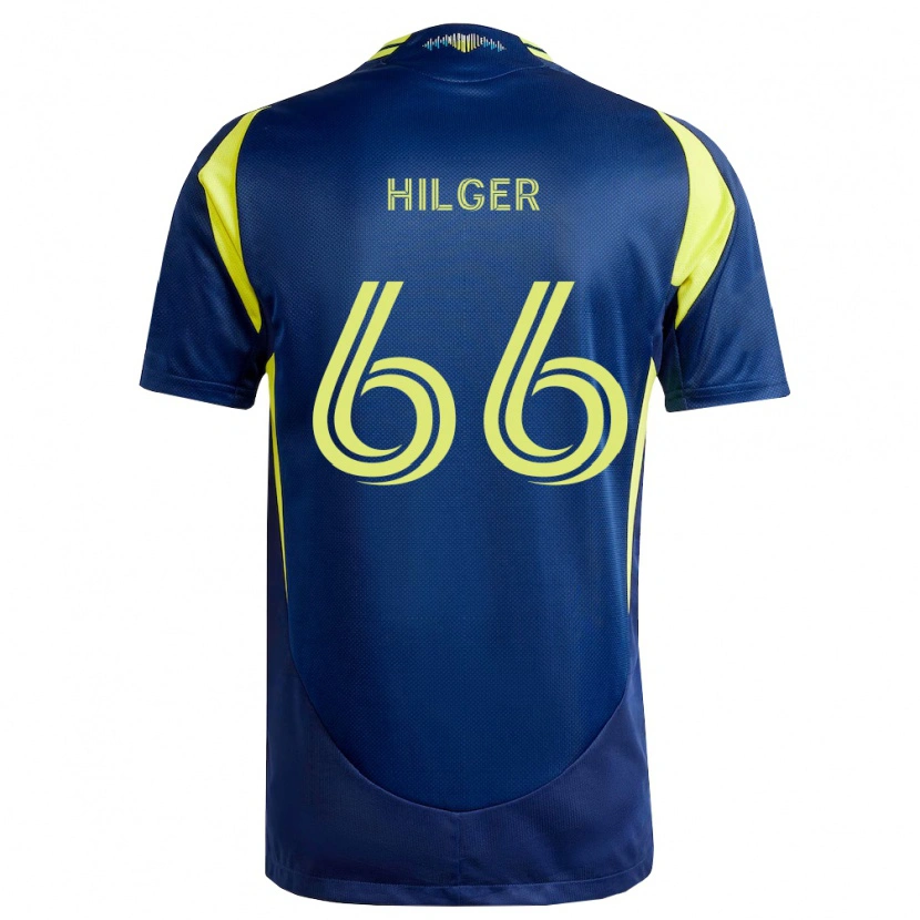 Danxen Hombre Camiseta Brooks Hilger #66 Amarillo Azul Marino 2ª Equipación 2026/27 La Camisa