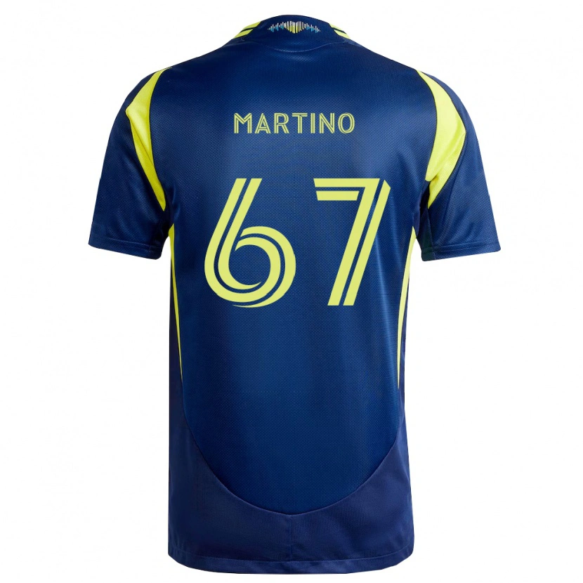 Danxen Hombre Camiseta Ben Martino #67 Amarillo Azul Marino 2ª Equipación 2026/27 La Camisa