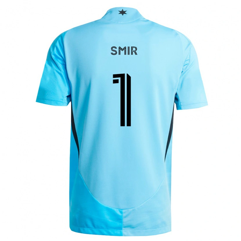 Danxen Hombre Camiseta Alec Smir #1 Azul Claro Negro 2ª Equipación 2026/27 La Camisa