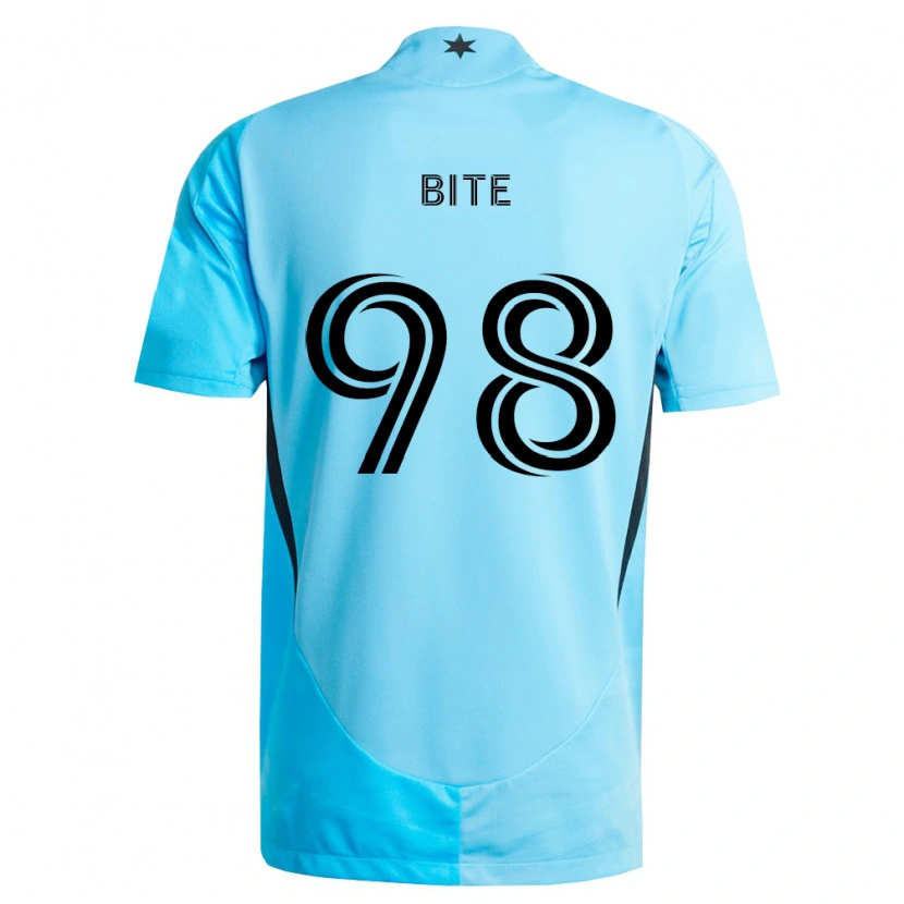 Danxen Hombre Camiseta Kristers Bite #98 Azul Claro Negro 2ª Equipación 2026/27 La Camisa