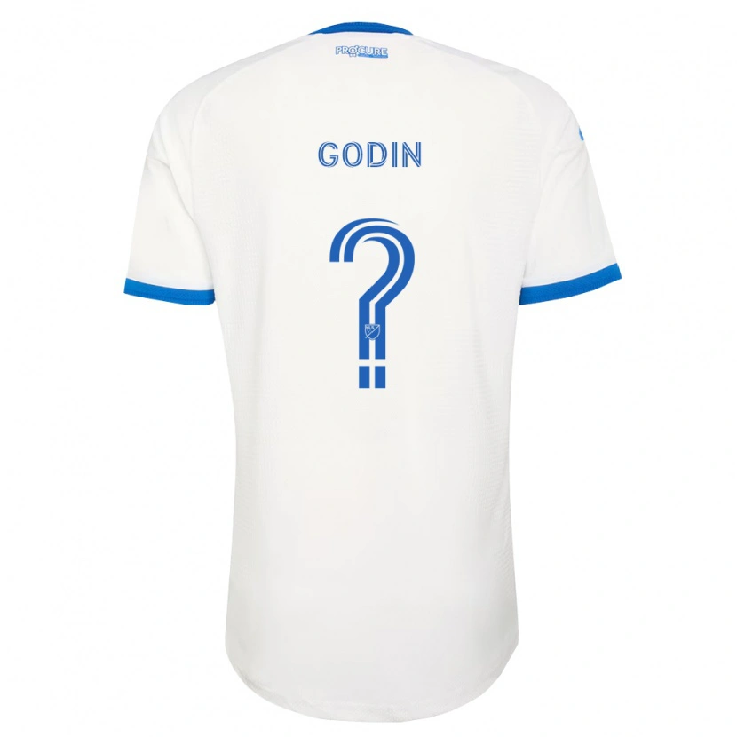 Danxen Hombre Camiseta Étienne Godin #0 Azul Cielo Blanco 2ª Equipación 2026/27 La Camisa