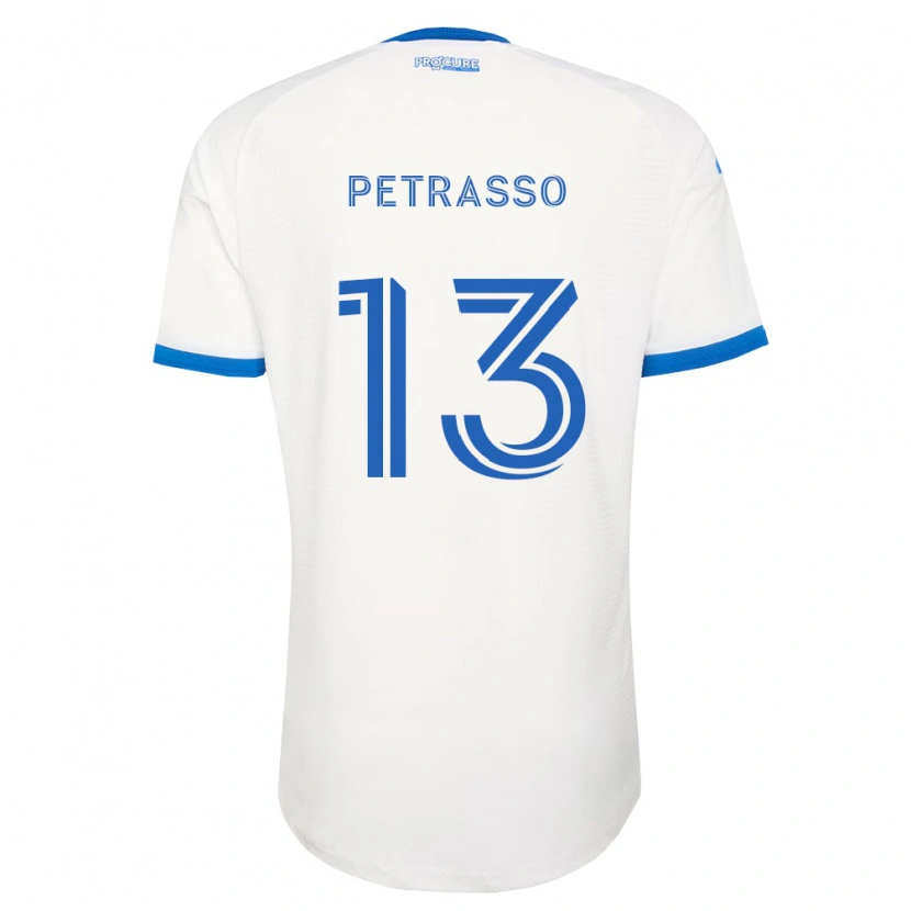 Danxen Hombre Camiseta Luca Petrasso #13 Azul Cielo Blanco 2ª Equipación 2026/27 La Camisa