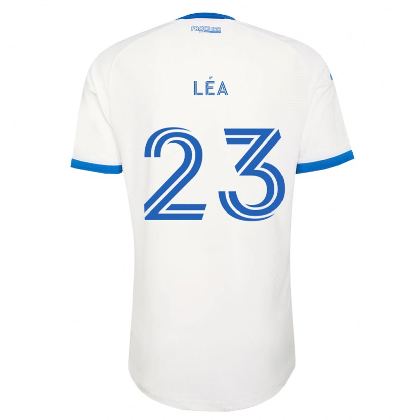 Danxen Hombre Camiseta Jacques Léa #23 Azul Cielo Blanco 2ª Equipación 2026/27 La Camisa