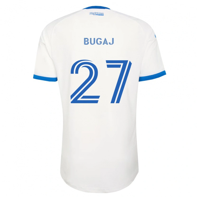 Danxen Hombre Camiseta Dawid Bugaj #27 Azul Cielo Blanco 2ª Equipación 2026/27 La Camisa