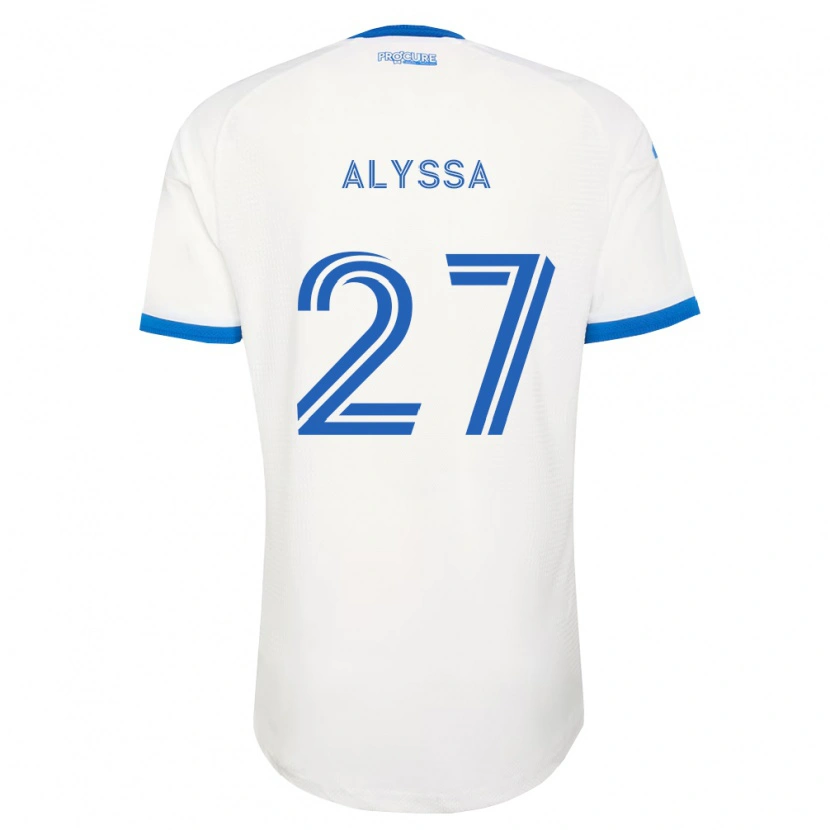 Danxen Hombre Camiseta Garreaud Alyssa #27 Azul Cielo Blanco 2ª Equipación 2026/27 La Camisa