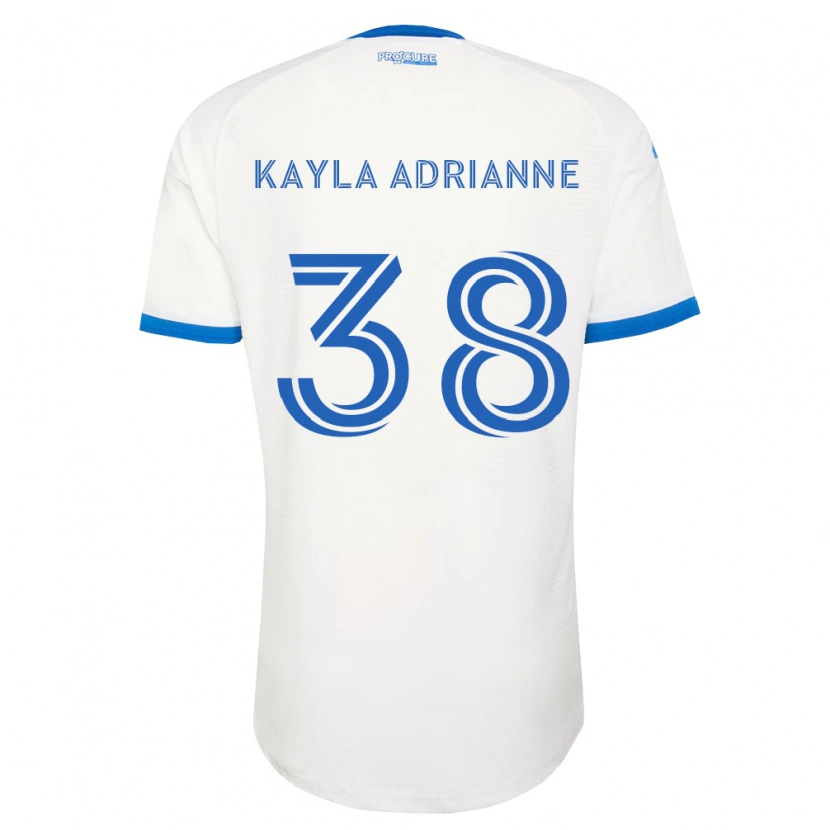 Danxen Hombre Camiseta Kamdem Kayla Adrianne #38 Azul Cielo Blanco 2ª Equipación 2026/27 La Camisa