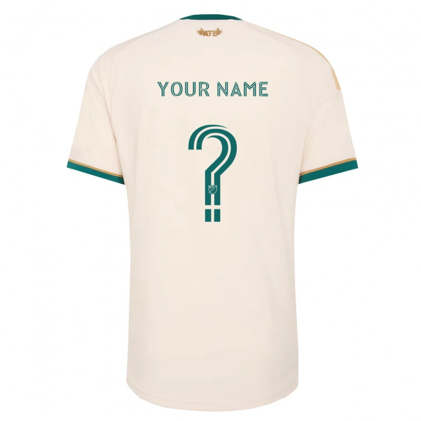 Danxen Hombre Camiseta Su Nombre #0 Verde Champán 2ª Equipación 2026/27 La Camisa