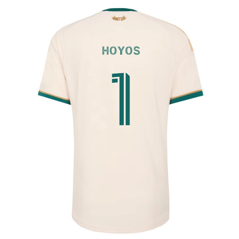 Danxen Hombre Camiseta Lucas Hoyos #1 Verde Champán 2ª Equipación 2026/27 La Camisa