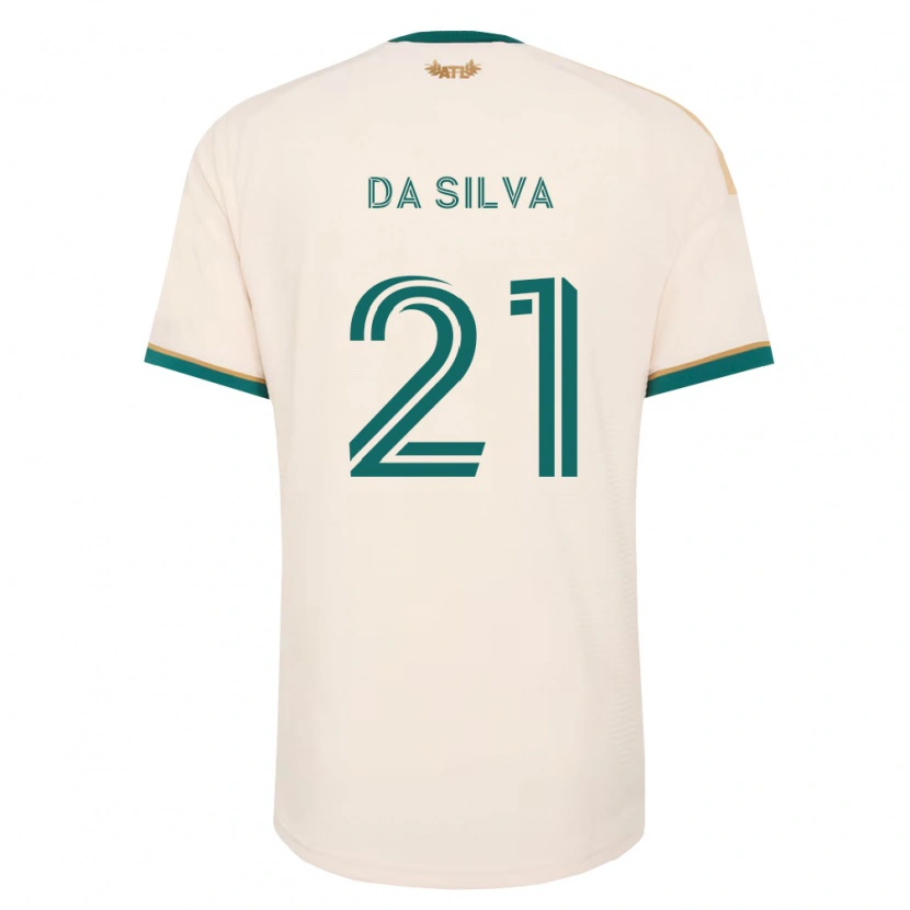 Danxen Hombre Camiseta Lucas Da Silva #21 Verde Champán 2ª Equipación 2026/27 La Camisa