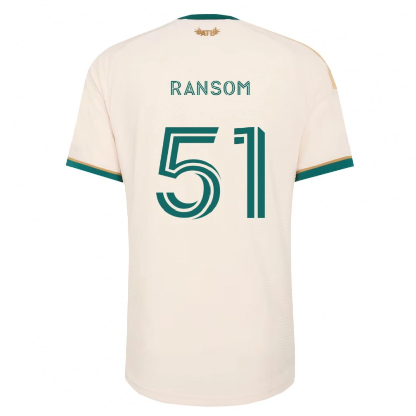Danxen Hombre Camiseta Jonathan Ransom #51 Verde Champán 2ª Equipación 2026/27 La Camisa