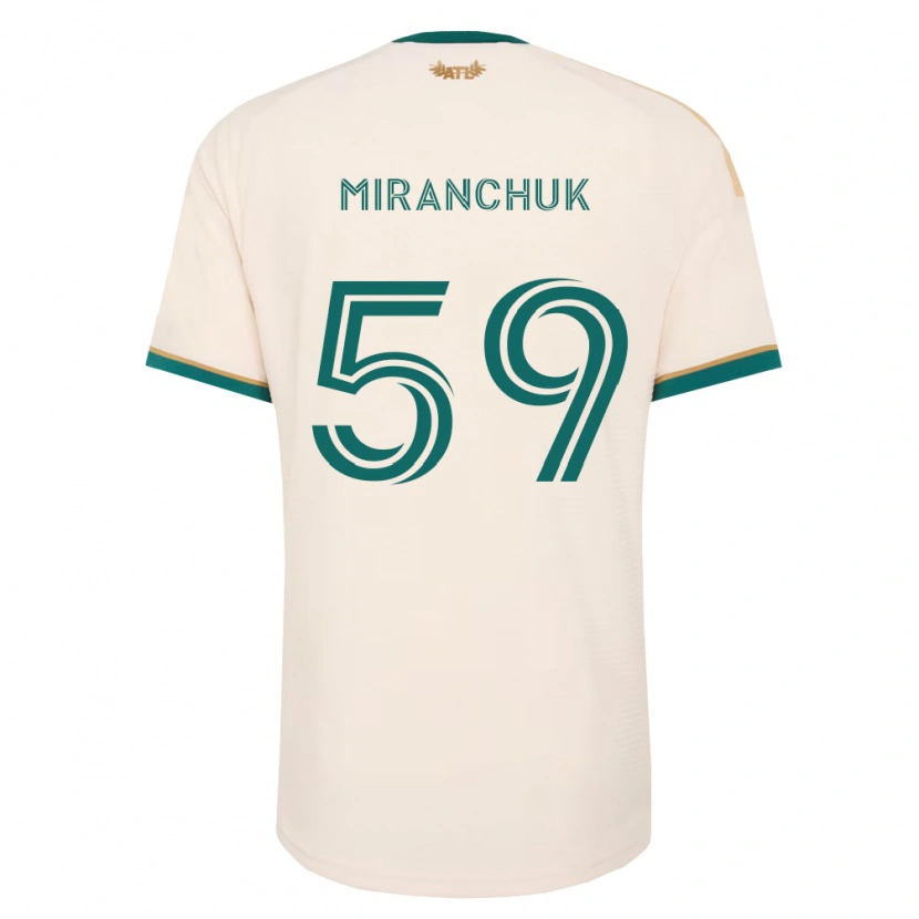Danxen Hombre Camiseta Aleksey Miranchuk #59 Verde Champán 2ª Equipación 2026/27 La Camisa