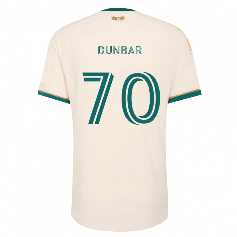 Danxen Hombre Camiseta Cameron Dunbar #70 Verde Champán 2ª Equipación 2026/27 La Camisa