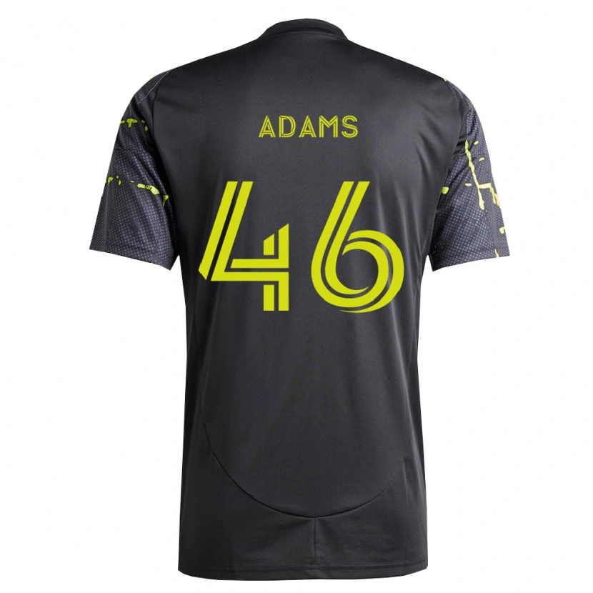 Danxen Hombre Camiseta Chase Adams #46 Amarillo Fluorescente Negro 2ª Equipación 2026/27 La Camisa