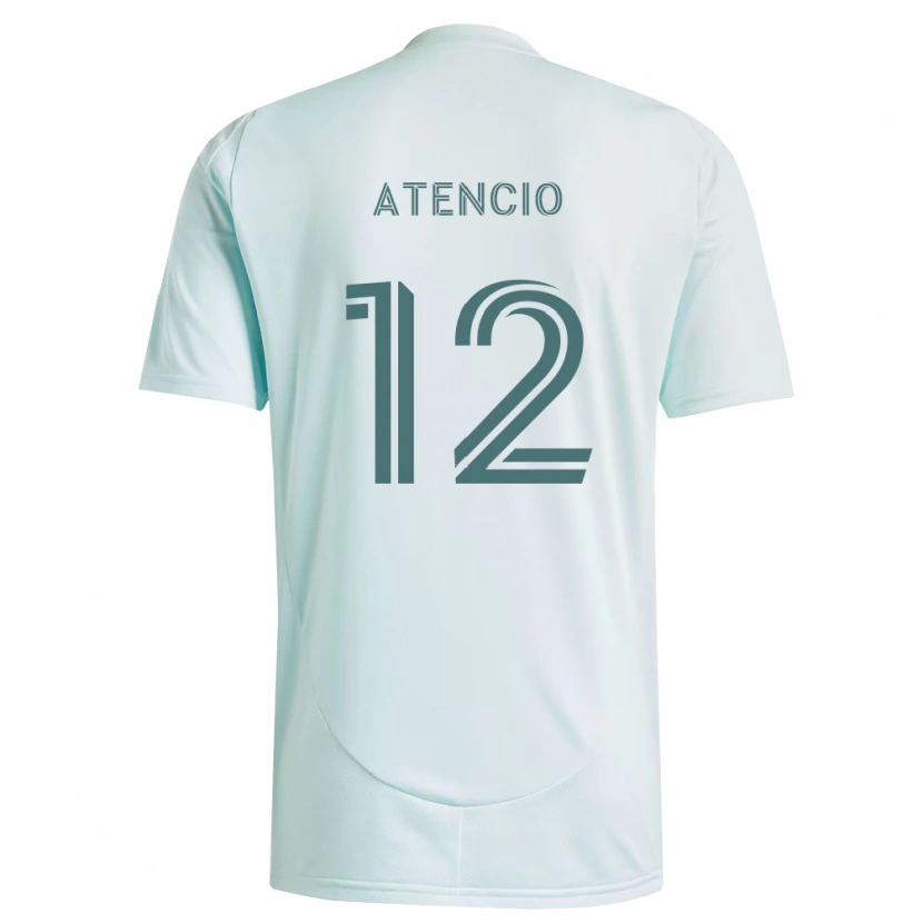 Danxen Hombre Camiseta Josh Atencio #12 Blanco Verde Claro 2ª Equipación 2026/27 La Camisa