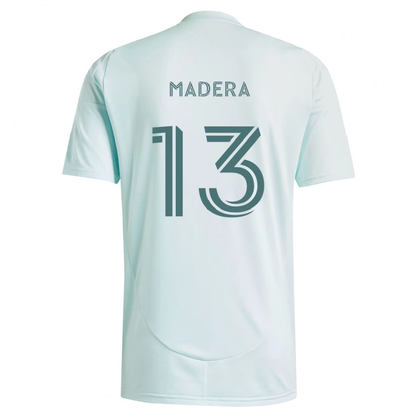 Danxen Hombre Camiseta Cristopher Madera #13 Blanco Verde Claro 2ª Equipación 2026/27 La Camisa