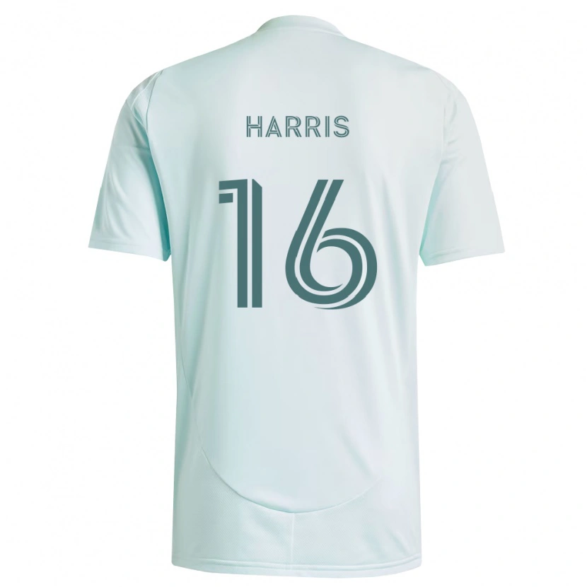 Danxen Hombre Camiseta Alex Harris #16 Blanco Verde Claro 2ª Equipación 2026/27 La Camisa