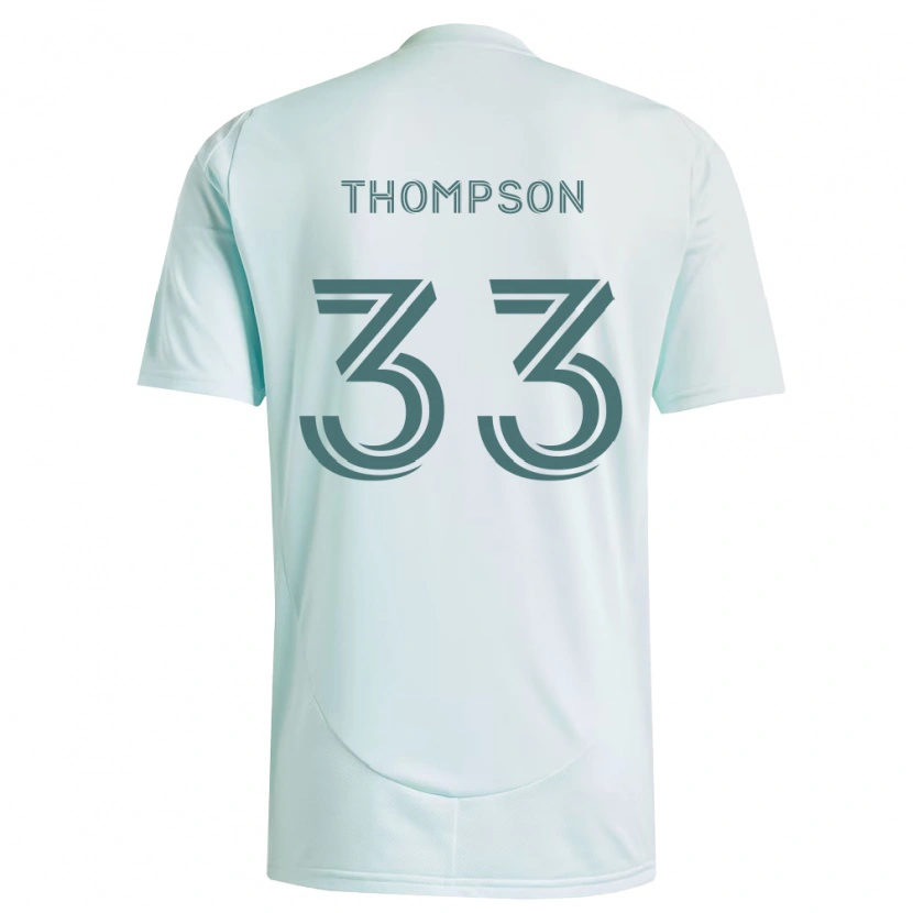 Danxen Hombre Camiseta Kosi Thompson #33 Blanco Verde Claro 2ª Equipación 2026/27 La Camisa