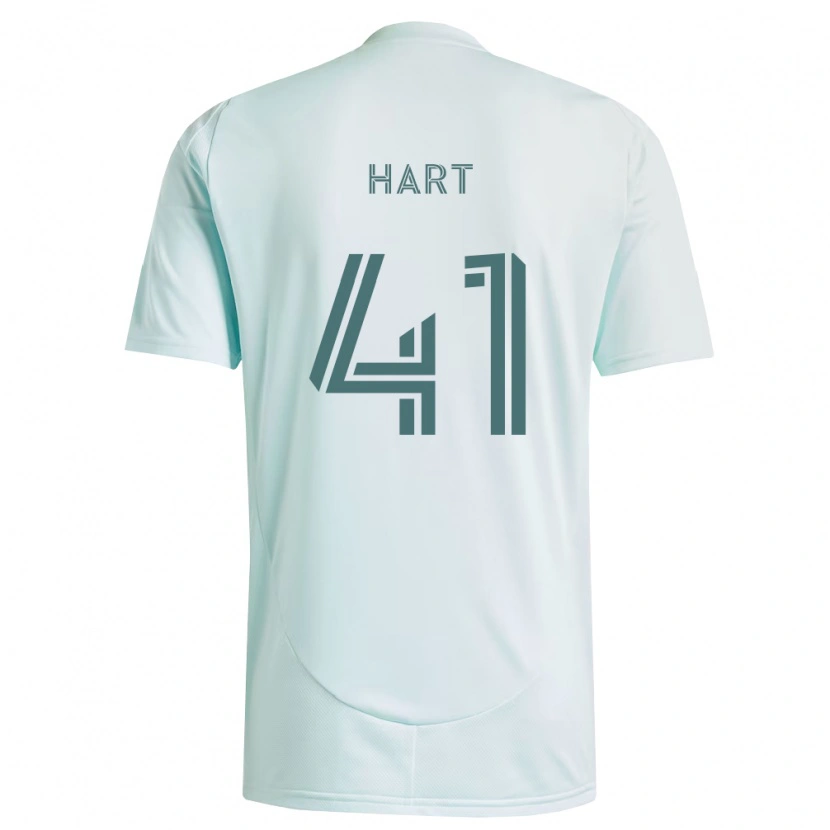 Danxen Hombre Camiseta Victor Hart #41 Blanco Verde Claro 2ª Equipación 2026/27 La Camisa