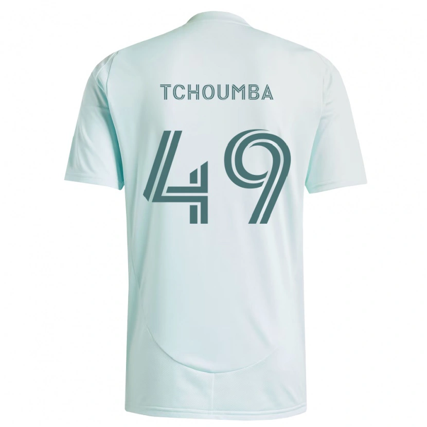 Danxen Hombre Camiseta Nathan Tchoumba #49 Blanco Verde Claro 2ª Equipación 2026/27 La Camisa