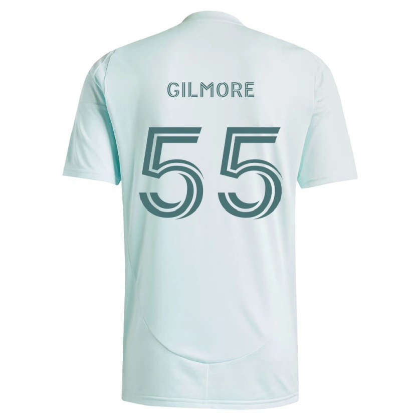 Danxen Hombre Camiseta Grant Gilmore #55 Blanco Verde Claro 2ª Equipación 2026/27 La Camisa