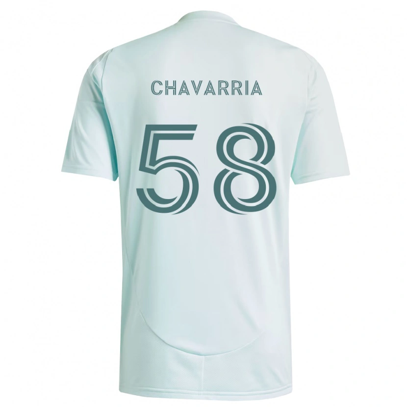 Danxen Hombre Camiseta Keith Chavarria #58 Blanco Verde Claro 2ª Equipación 2026/27 La Camisa