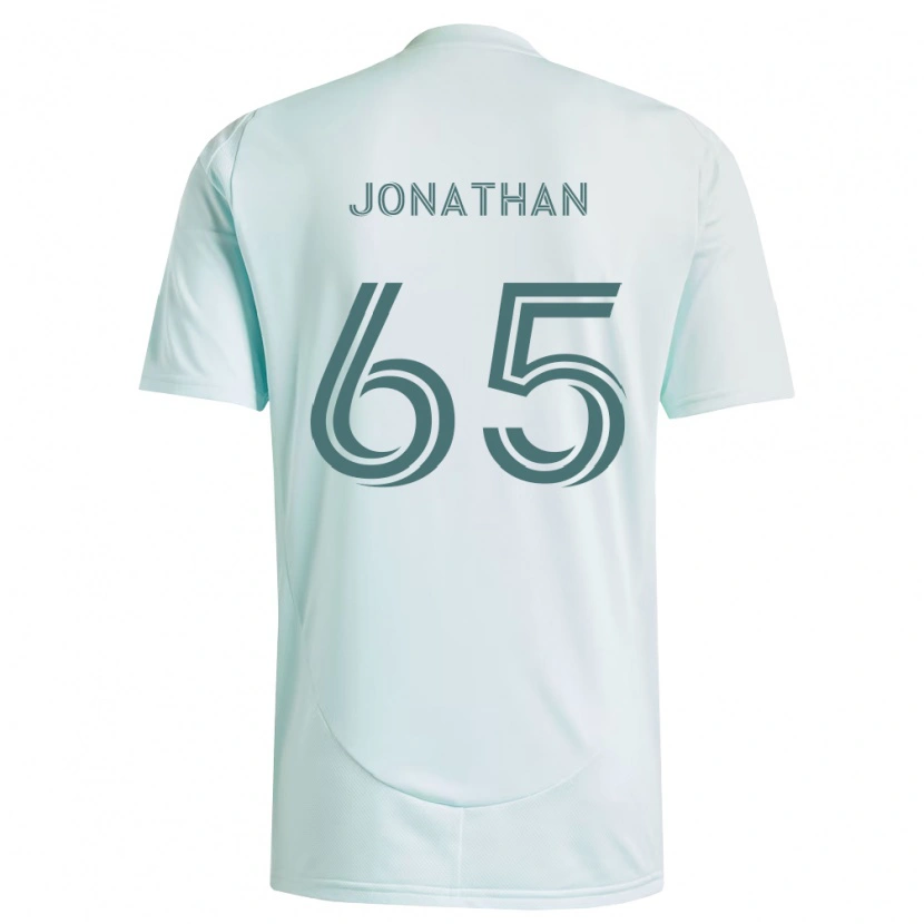 Danxen Hombre Camiseta Jonathan De La Fuente #65 Blanco Verde Claro 2ª Equipación 2026/27 La Camisa
