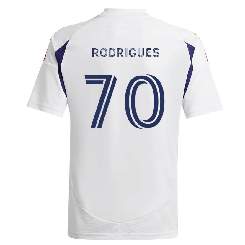 Danxen Hombre Camiseta Lineker Rodrigues #70 Azul Real Rojo Marrón 2ª Equipación 2026/27 La Camisa