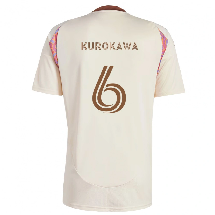 Danxen Hombre Camiseta Keisuke Kurokawa #6 Rosa Blanco Roto 2ª Equipación 2026/27 La Camisa