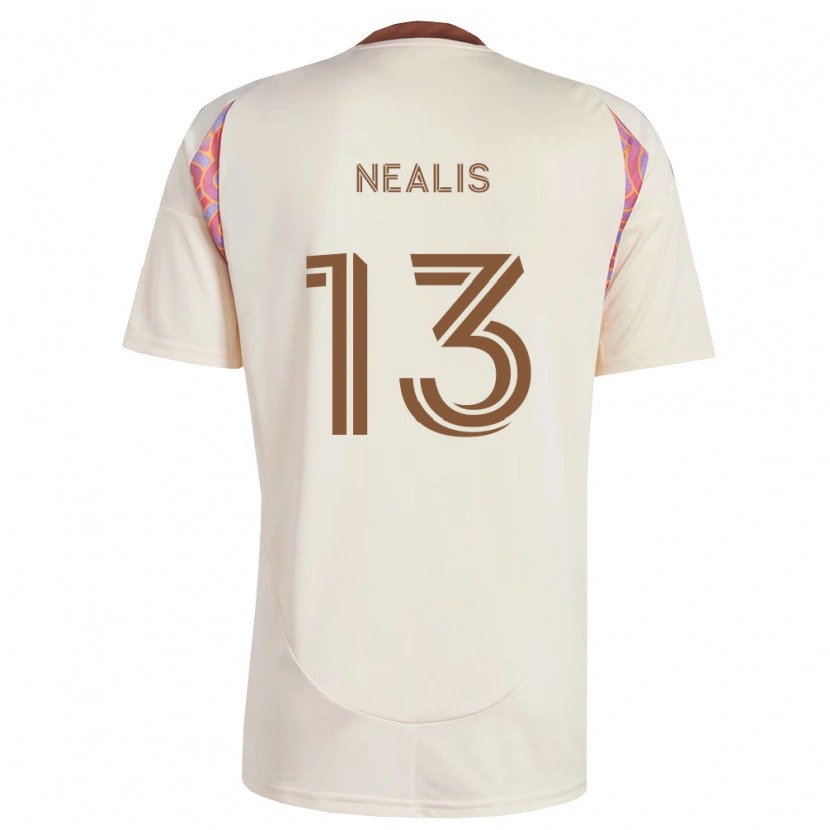 Danxen Hombre Camiseta Sean Nealis #13 Rosa Blanco Roto 2ª Equipación 2026/27 La Camisa