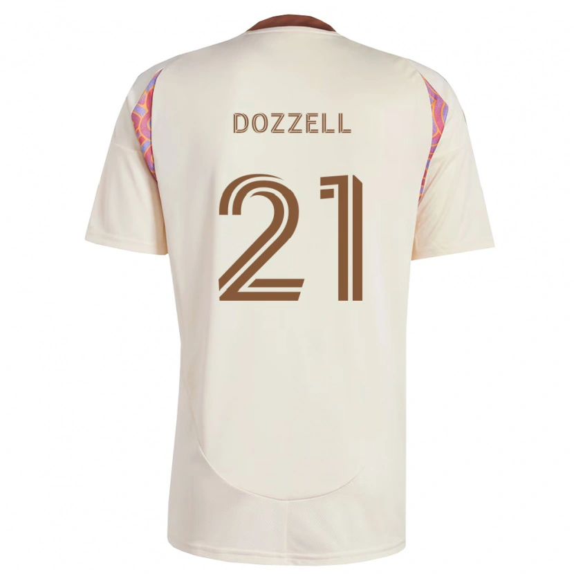 Danxen Hombre Camiseta Andre Dozzell #21 Rosa Blanco Roto 2ª Equipación 2026/27 La Camisa