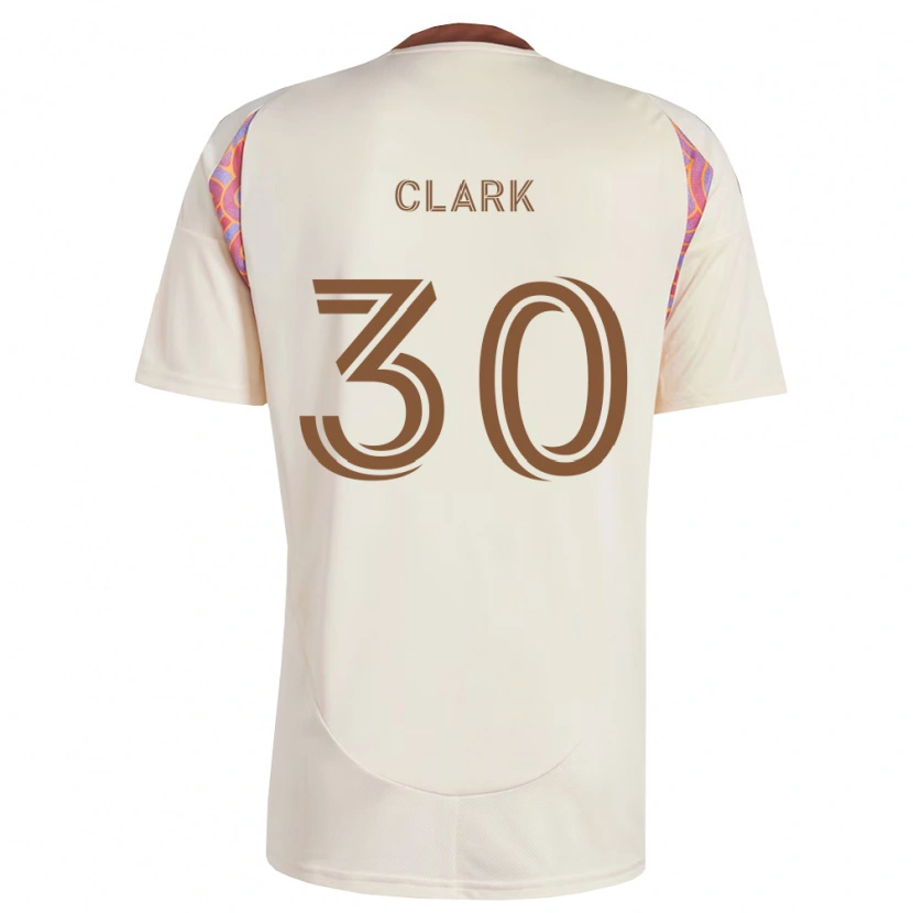 Danxen Hombre Camiseta Caden Clark #30 Rosa Blanco Roto 2ª Equipación 2026/27 La Camisa