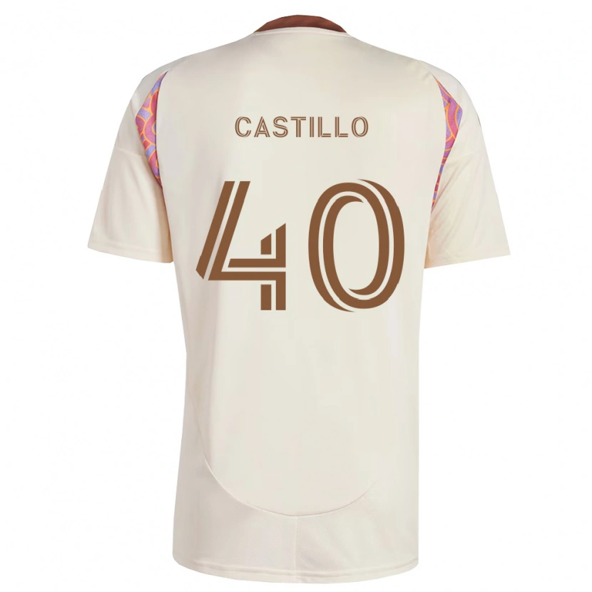 Danxen Hombre Camiseta Kamil Castillo #40 Rosa Blanco Roto 2ª Equipación 2026/27 La Camisa