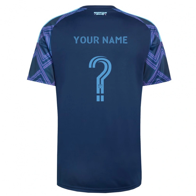 Danxen Hombre Camiseta Su Nombre #0 Azul Real Morado 2ª Equipación 2026/27 La Camisa