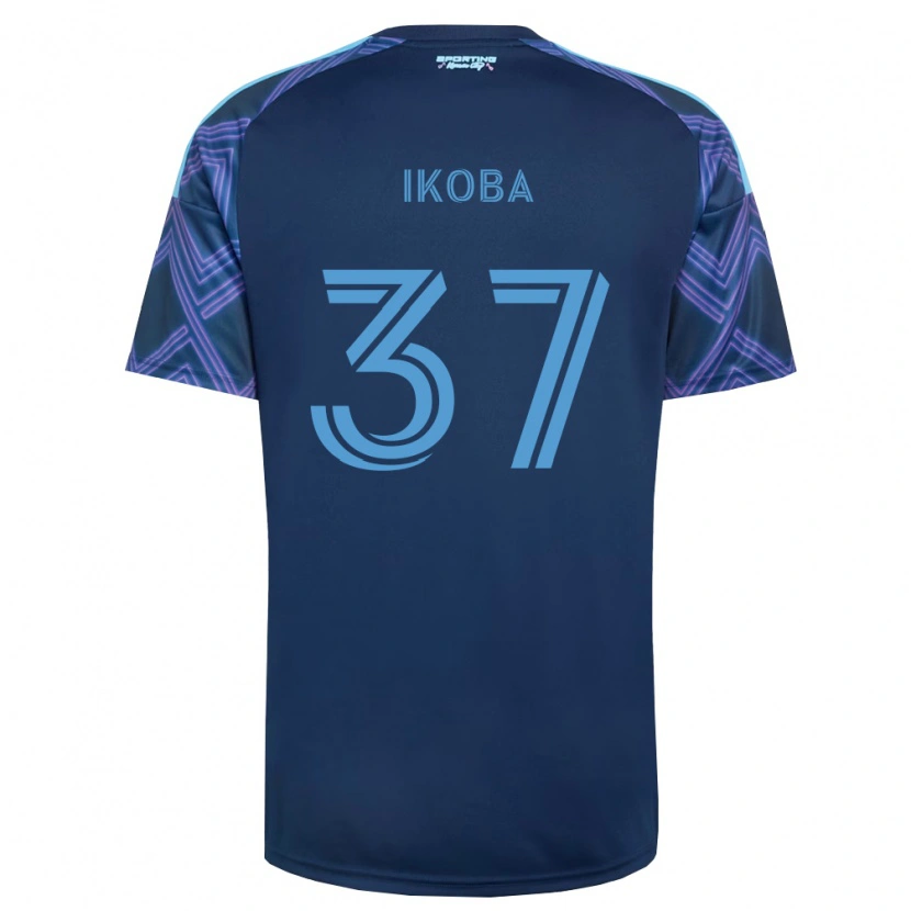 Danxen Hombre Camiseta Tega Ikoba #37 Azul Real Morado 2ª Equipación 2026/27 La Camisa