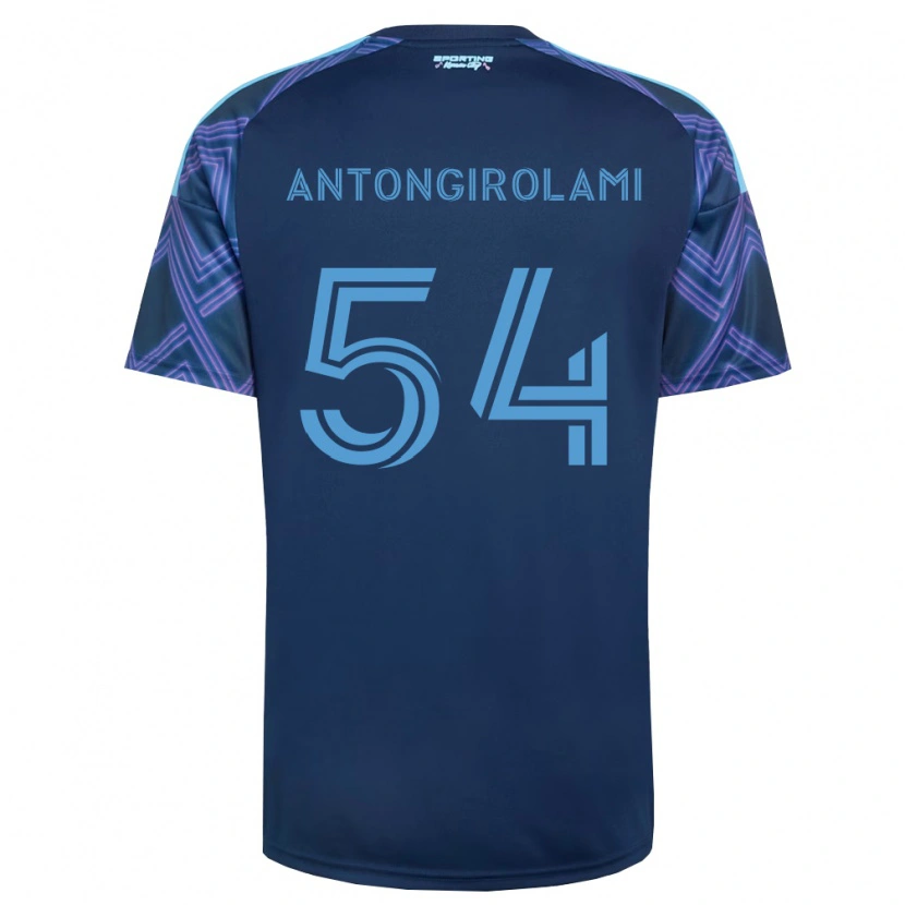 Danxen Hombre Camiseta Luca Antongirolami #54 Azul Real Morado 2ª Equipación 2026/27 La Camisa