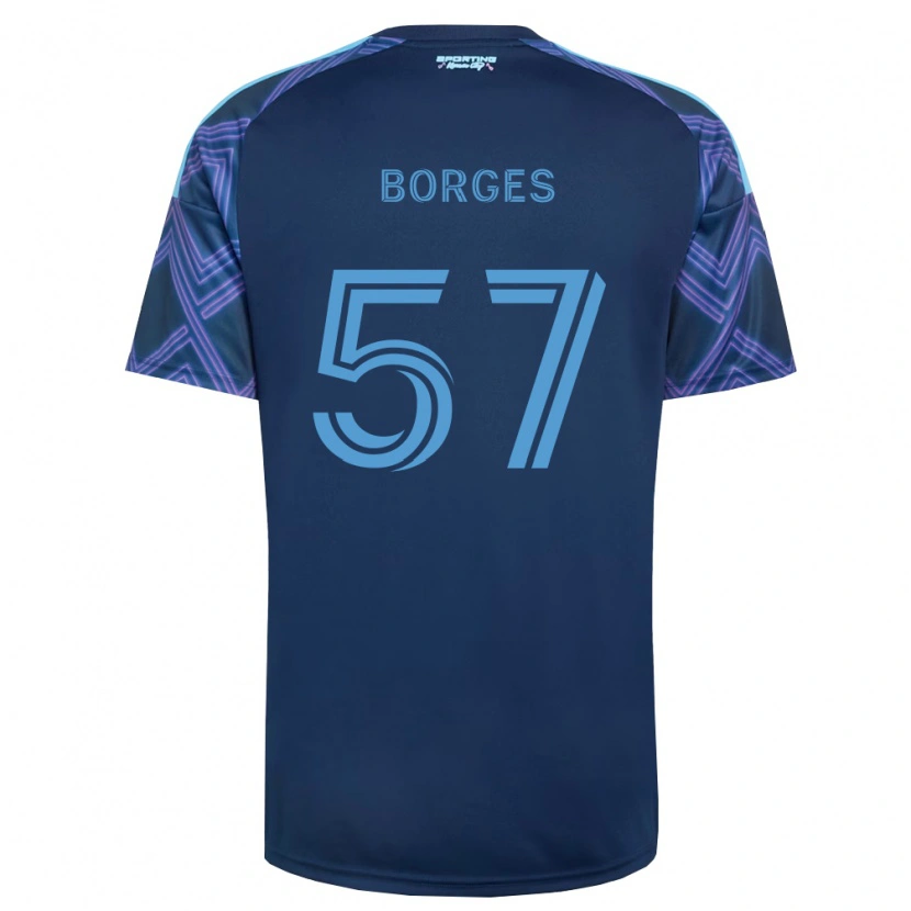 Danxen Hombre Camiseta Diego Borges #57 Azul Real Morado 2ª Equipación 2026/27 La Camisa
