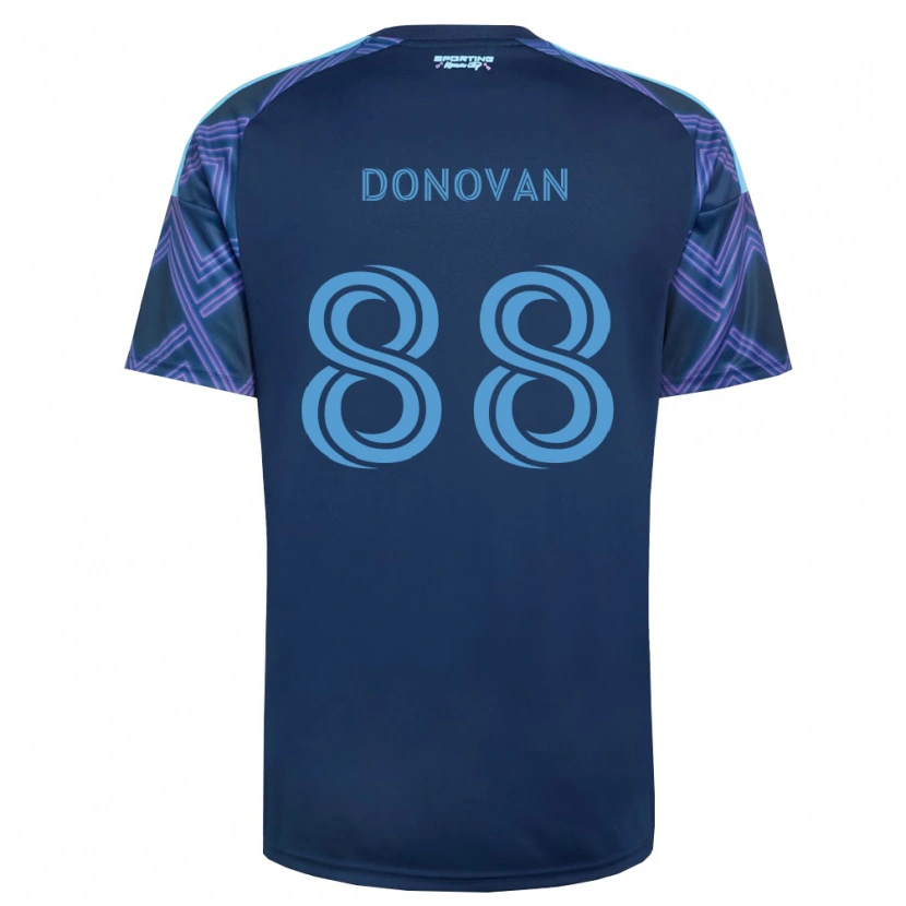 Danxen Hombre Camiseta Shane Donovan #88 Azul Real Morado 2ª Equipación 2026/27 La Camisa