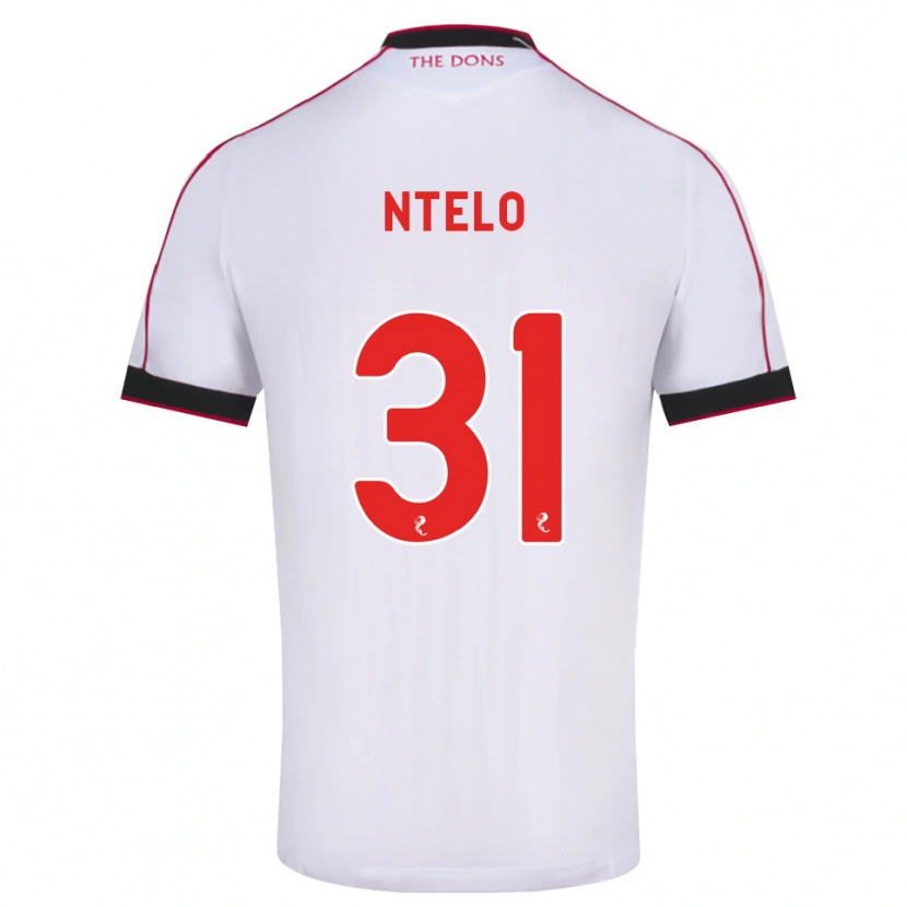 Danxen Hombre Camiseta Mitchy Ntelo #31 Negro Rojo Blanco 2ª Equipación 2026/27 La Camisa